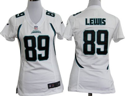 Nike Team Jersey Jacksonville Jaguars 89 Marcedes Lewis White Game